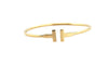 Bracelet Bracelet jonc Tiffany & Co en or jaune 18 carats 58 Facettes