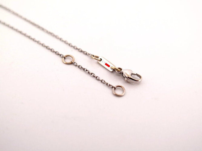 Collier collier MAUBOUSSIN pendentif le premier jour en or blanc 18k 3.4g 58 Facettes 266205