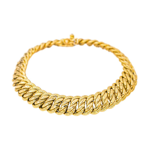 Bracelet Caplain Paris Bracelet  Or jaune Saphir 58 Facettes 4588139CN