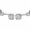 Dinh Van Boucles d'oreilles Cube Or blanc Diamant
