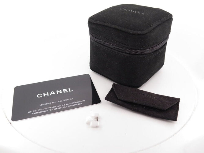 Montre montre CHANEL j12 h6418 33 mm ceramique diamant quartz ceramic 58 Facettes 266663