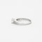 Bague 53 Bague solitaire en or gris ornée de diamants 58 Facettes GS6
