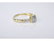 Bague Bague entourage en or avec diamants 58 Facettes 2106