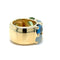 Bague 55 POMELLATO - BAGUE "SASSI" TOPAZE PERIDOT AIGUE-MARINE 58 Facettes RÉF 1_0002311/1