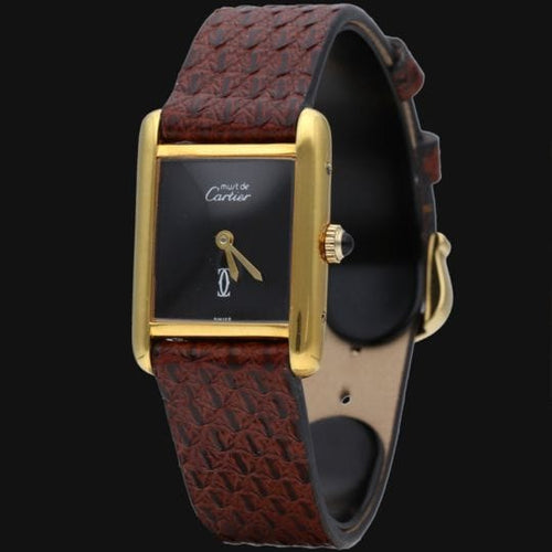 Montre Cartier Montre Tank Vermeil 58 Facettes MT42361