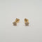 Boucles d'oreilles Boucles d’oreilles fleurs or jaune serties de diamants 58 Facettes
