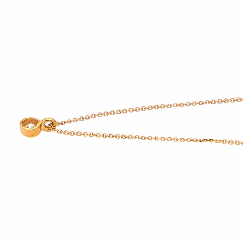 Collier Collier Or rose Diamant 58 Facettes 4625082CN
