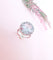 Bague Aigue-marine en solitaire Or Blanc 18 K