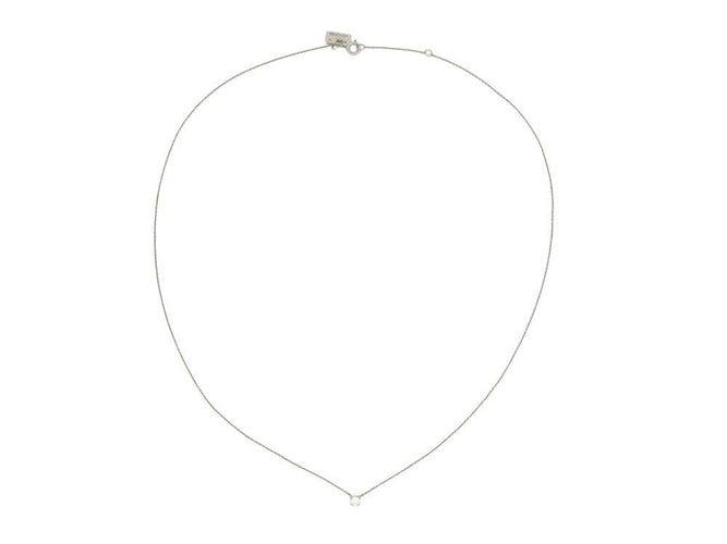 Collier collier VANRYCKE valentine en or blanc 18k diamant solitaire 58 Facettes 266428