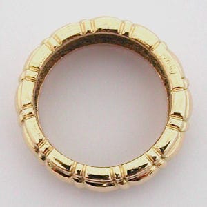 Bague 52 Alliance Piaget en or jaune 58 Facettes BA443