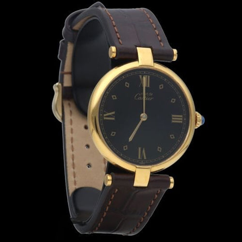 Montre Cartier Montre Must De Cartier Vermeil 58 Facettes MT42961