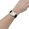Montre Montre Cartier, "Santos-Dumont", or, acier, cuir. 58 Facettes 35182