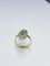 Bague 58 Bague Art Déco en or avec accents de platine, sertie d'une émeraude naturelle et de 28 diamants. 58 Facettes E14