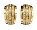 Boucles d'oreilles Boucles d'oreilles Panthère Cartier en or jaune et diamants 58 Facettes C15
