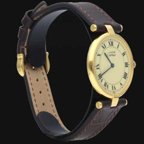 Montre Cartier Montre Must De Cartier Vermeil 58 Facettes MT42956