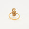 Bague 57 Bague Toi et Moi or jaune sertis de diamants 58 Facettes GS4