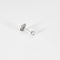 Paire de boutons d'oreilles en or gris et diamants