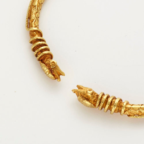 Bracelet Bracelet Double Tête de Serpent 58 Facettes LP539