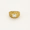 Bague 50 Bague bandeau or jaune et diamant 58 Facettes B250455