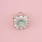 Bague 56 Bague ancienne Art Déco ornée d’émeraudes et diamants en or blanc 18k et platine 58 Facettes