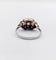 Bague 55.5 Bague Tank Art Déco or blanc, diamants et monture géométrique (circa 1920) 58 Facettes A06221