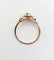 Bague 55 Bague pompadour vintage or jaune, rubis, diamants et de rubis carrés 58 Facettes A05077