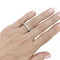 Bague 52 Alliance or blanc diamants 58 Facettes 33218