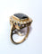 Bague 52 Bague Vintage Or Jaune Saphir Bleu Intense 58 Facettes 576