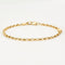 Bracelet Gourmette or jaune 58 Facettes LP155