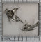 Boucles d'oreilles Boucles d'oreilles vintage Birds of Paradise, vers 1950 – Élégance joyeuse en diamants et platine 58 Facettes 25181-0294
