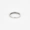 Bague 53 Alliance semi-pavée en or jaune, or gris et diamants 58 Facettes CLA0366