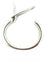 Bracelet HERMES. Collection "Clic argent", bracelet argent 925/00 58 Facettes