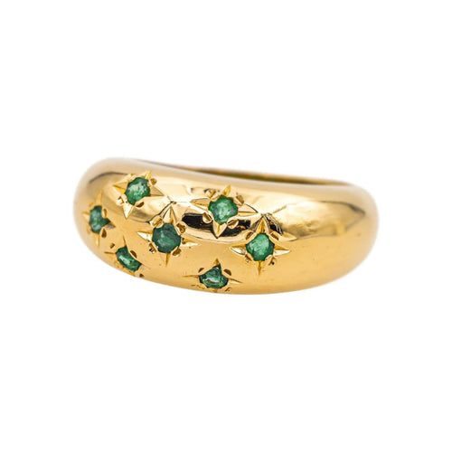 Bague 57 Bague Boule Or jaune Emeraude 58 Facettes 4931997CN