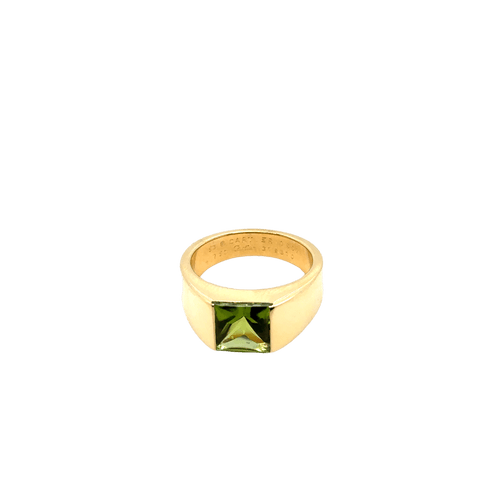 Bague 53 Cartier - Bague Tank péridot Or jaune 58 Facettes 1.0000204/1