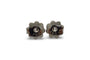 Boucles d'oreilles Boucles d'oreilles or et grenats tsavorites 58 Facettes 00002401