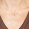 Collier Collier papillon en or jaune et diamants 58 Facettes 250346