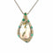 Collier Collier or , diamants , mabe de Tahiti et émeraudes 58 Facettes