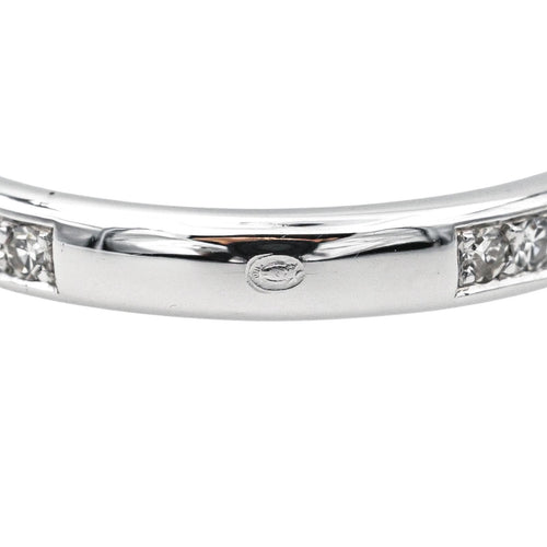 Bague 55 Bague Alliance Or blanc Diamant 58 Facettes 3804915CN