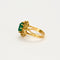 Bague 55.5 Bague or jaune émeraude 58 Facettes LP977/15