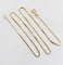 Collier Chaine vintage or 18k mailles vénitiennes 42 cm 4,92 gr 58 Facettes A05968
