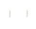 Boucles d'oreilles Boucles d'oreilles en or blanc serties de diamants de 0,20 ct 58 Facettes 13277