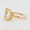 Bague 54 Bague Or Jaune - Aigue-Marine 58 Facettes RÉF 9010/14