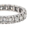 Bague 57 Bague  Alliance américaine   Platine Diamant 58 Facettes 4113911CN
