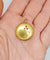 Pendentif Pendentif porte-photo antique fleur en or 18k avec diamant et rubis vers 1910 58 Facettes A06431