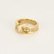 Bague 53 Bague type solitaire en or jaune et diamants 58 Facettes AUX1402