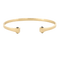 Bracelet Bracelet jonc en or jaune et saphirs 58 Facettes ROD4428X2