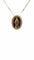 Collier Pendentif médaille miraculeuse or et diamants sur chaine coulissante 58 Facettes