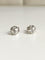 Boucles d'oreilles Puces d’oreilles serties de diamants taille rose en or blanc 18k 58 Facettes