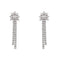 Boucles d'oreilles Boucles d'oreilles Pendantes Or blanc Diamant 58 Facettes 4901430CN