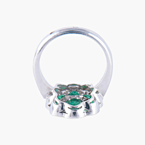 Bague 52 Bague Emeraude Diamants 58 Facettes